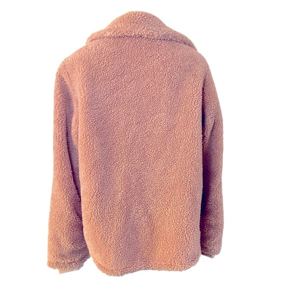 Faherty Eldridge Sport Sherpa Teddy Jacket Tuscany Brown Fleece Size S - Picture 5 of 14